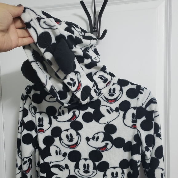 DISNEY Mickey Mouse Fleece Footed Pyjamas Set - Picture 5 of 13